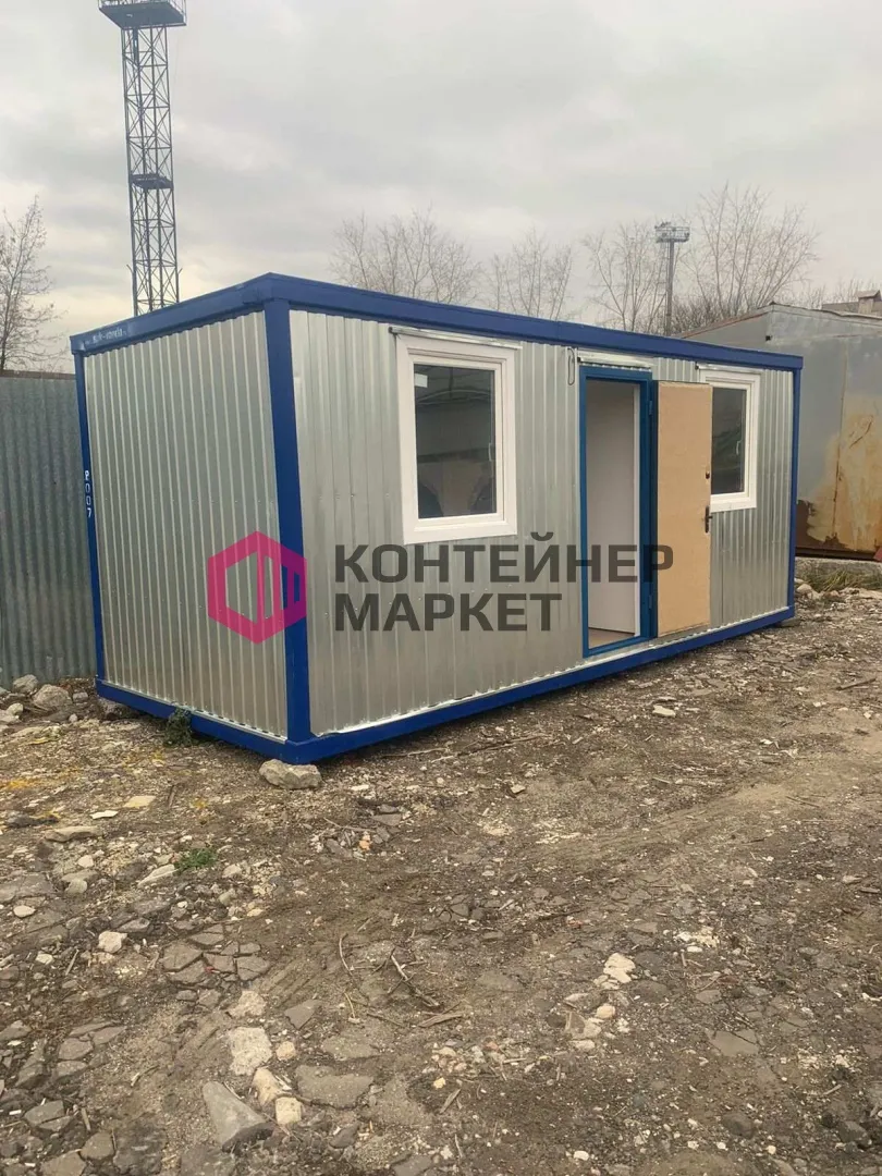Блок контейнер офисный, распашонка 5,85х2,4 - Панели МДФ