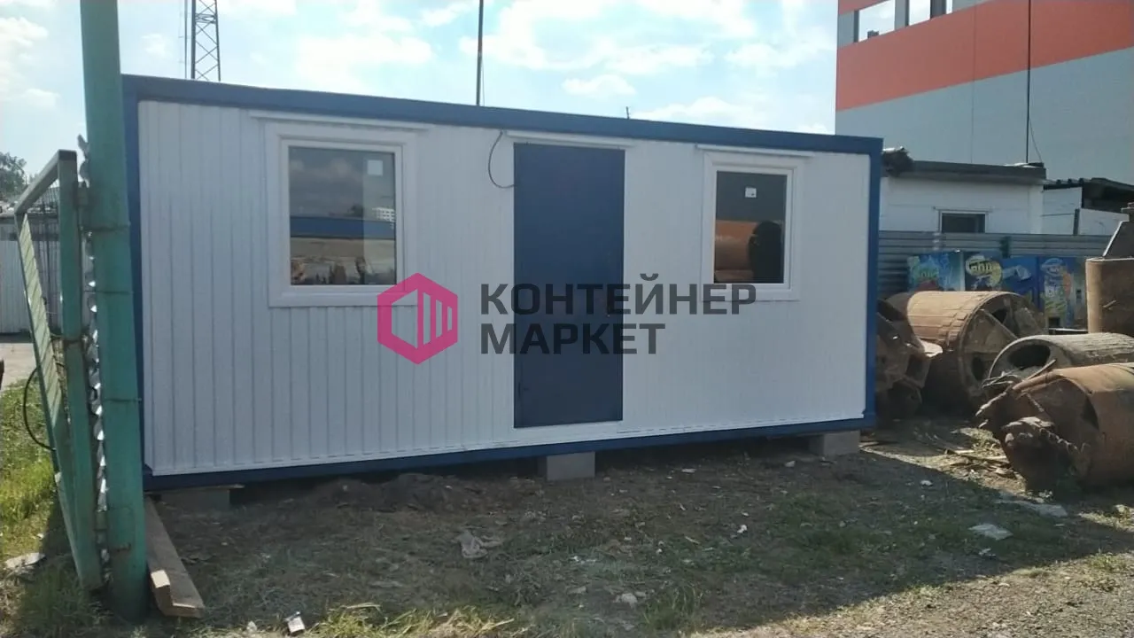 Блок контейнер офисный, распашонка 5,85х2,4 - ЛДСП