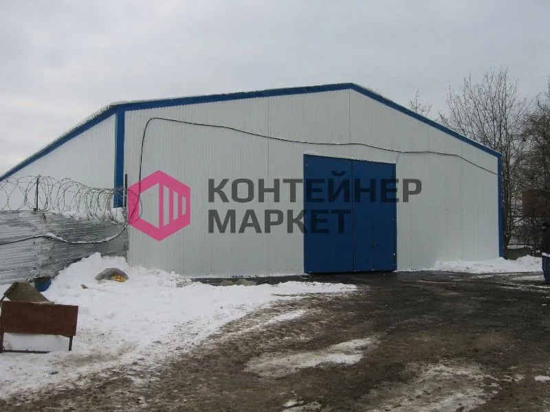 Ангар из сэндвич панелей